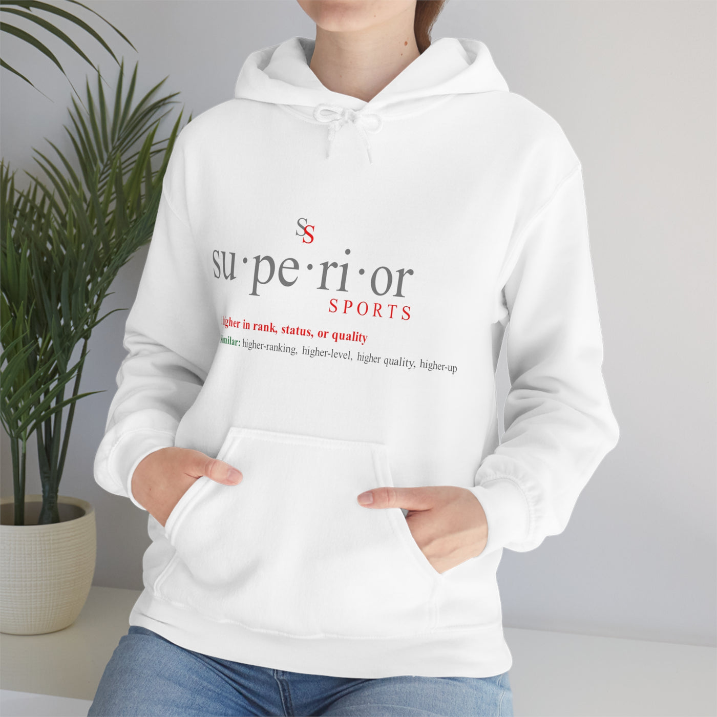 LADIES HOODED SWEATSHIRT