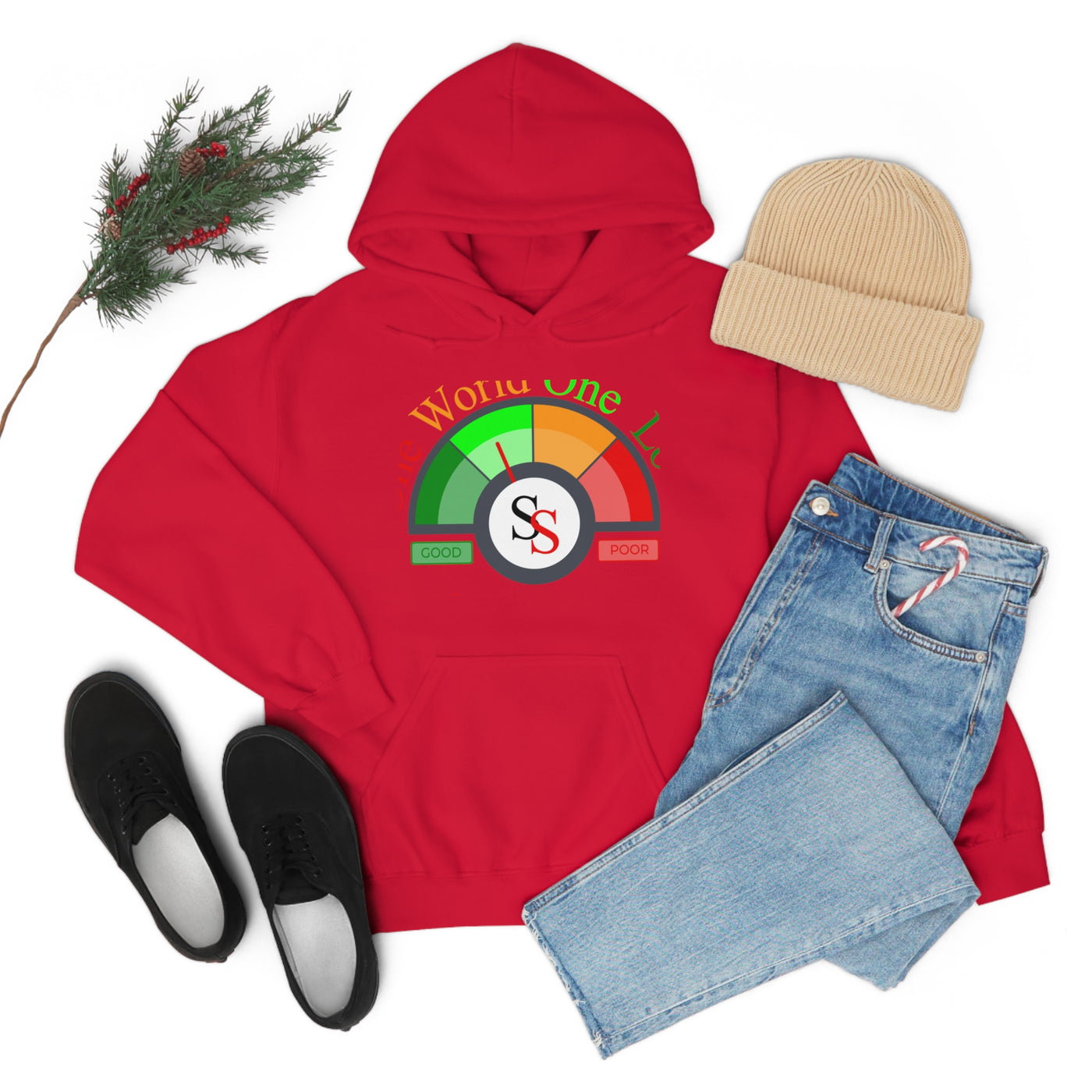 MEN HOODED SWEATSHIRT