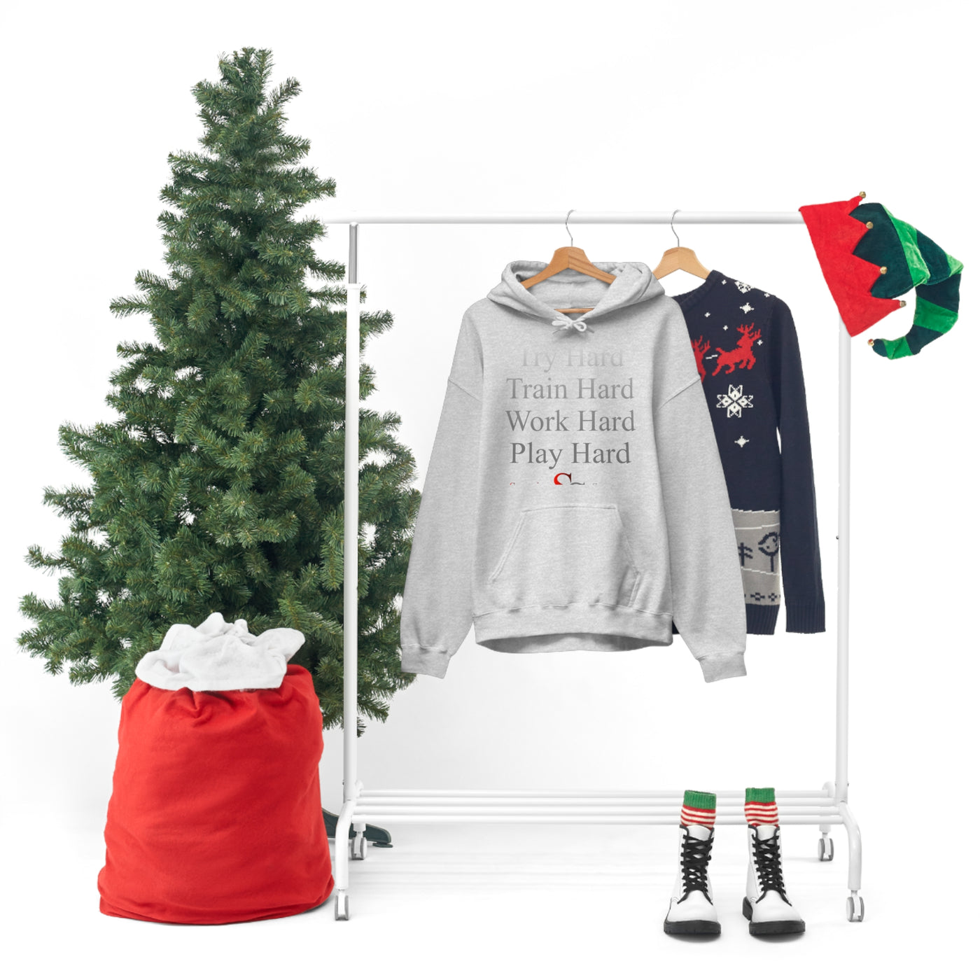 MEN HOODED SWEATSHIRT