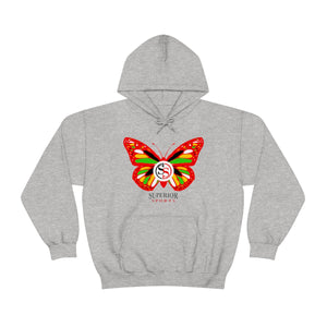 Ladies Hoodie Colorful Butterfly