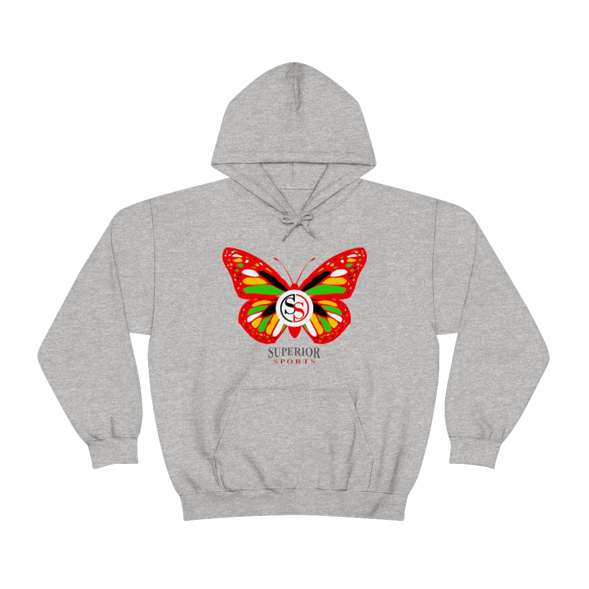 Ladies Hoodie Colorful Butterfly