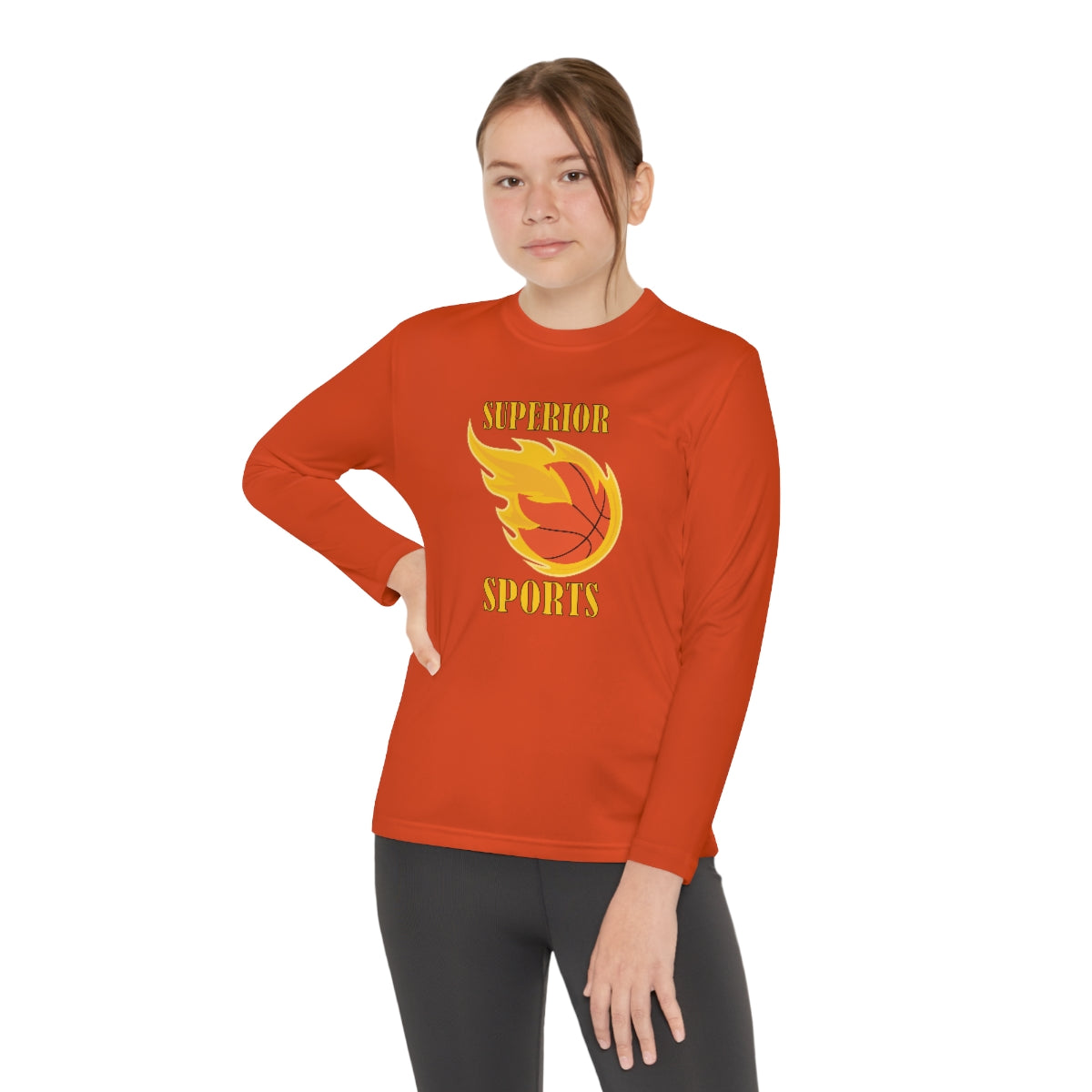 Kids Long Sleeve Sleeve Competitor Tee