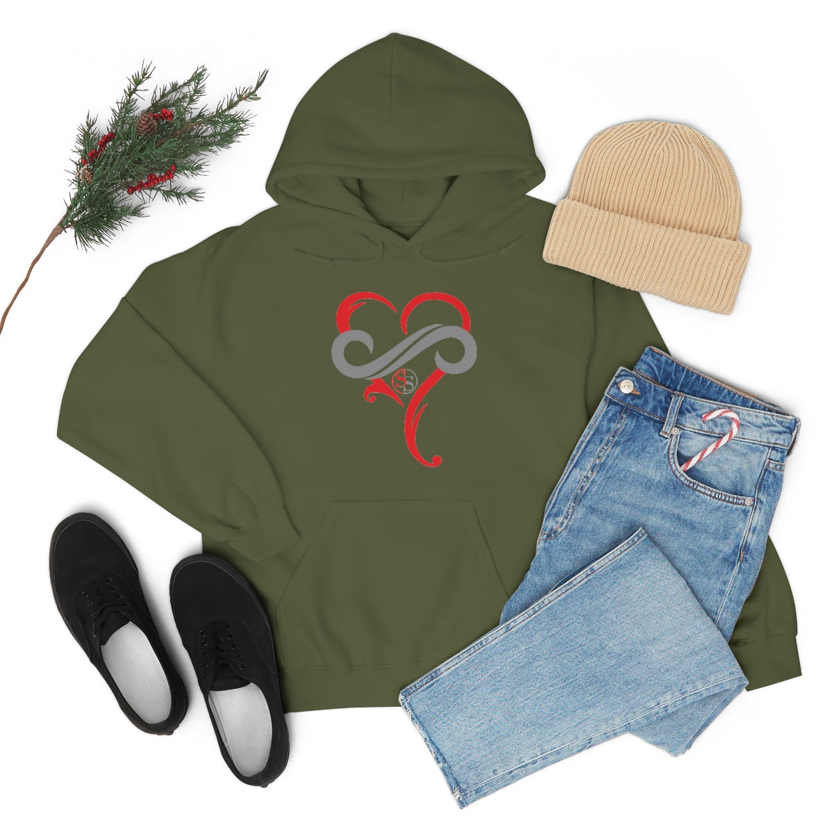 Ladies Hoodie Eternal Hearts