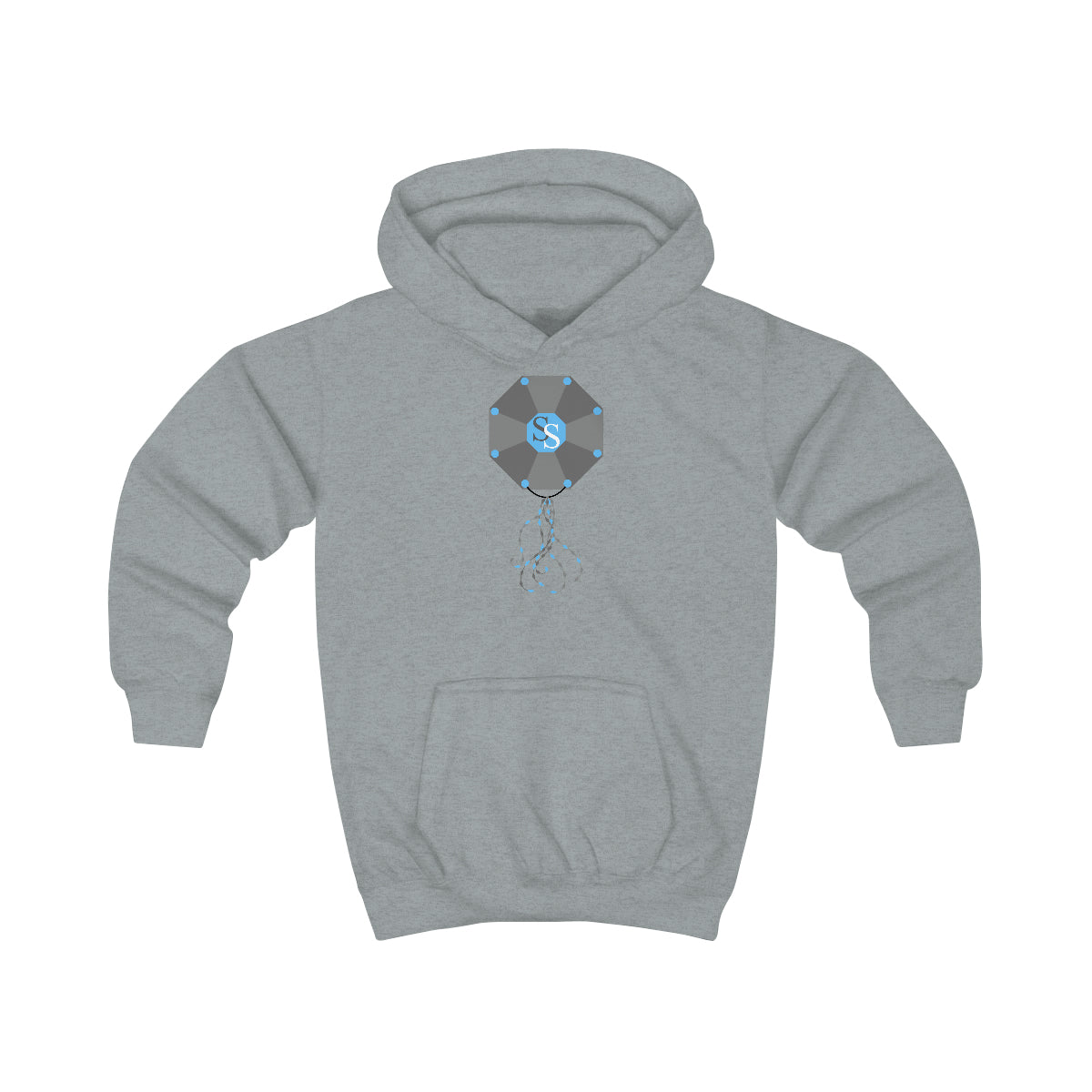 Sextagon Kite Kids Hoodie