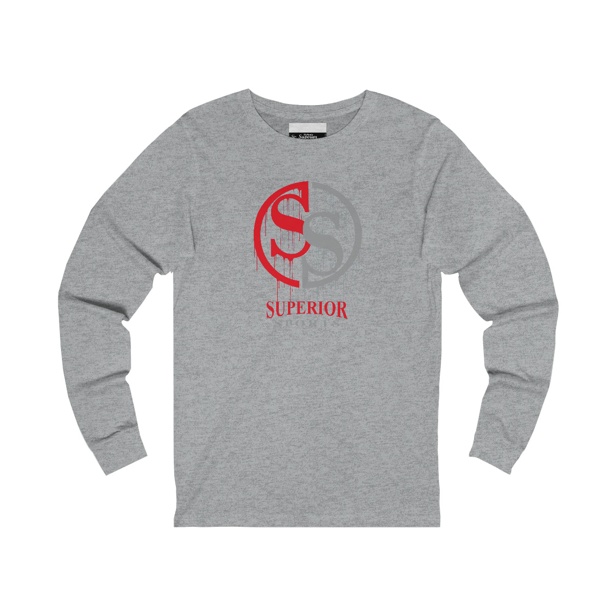 Men Long Sleeve SS Drip Tee
