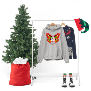 Ladies Hoodie Colorful Butterfly