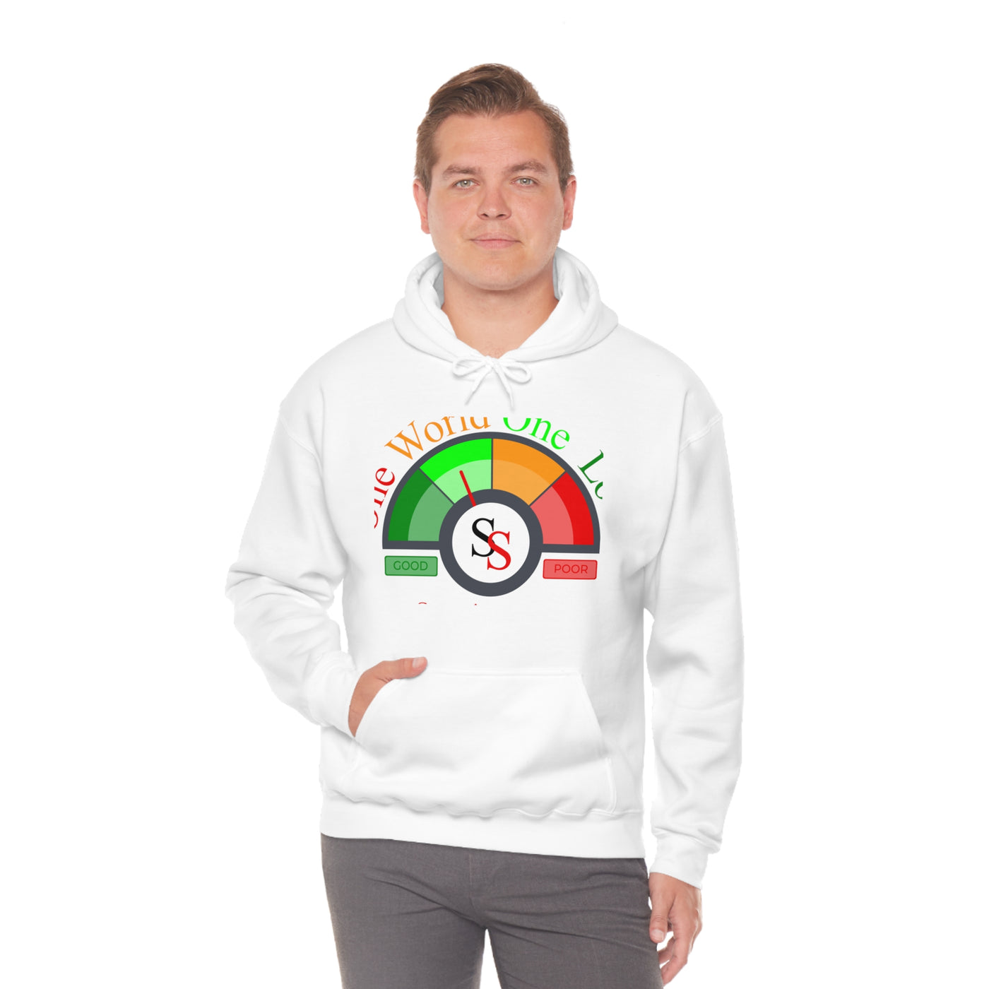 MEN HOODED SWEATSHIRT