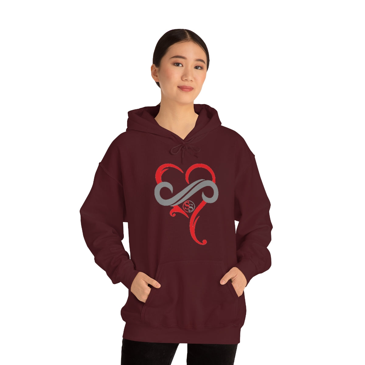 Ladies Hoodie Eternal Hearts