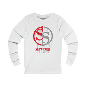 Men Long Sleeve BLK SS Drip Long Tee