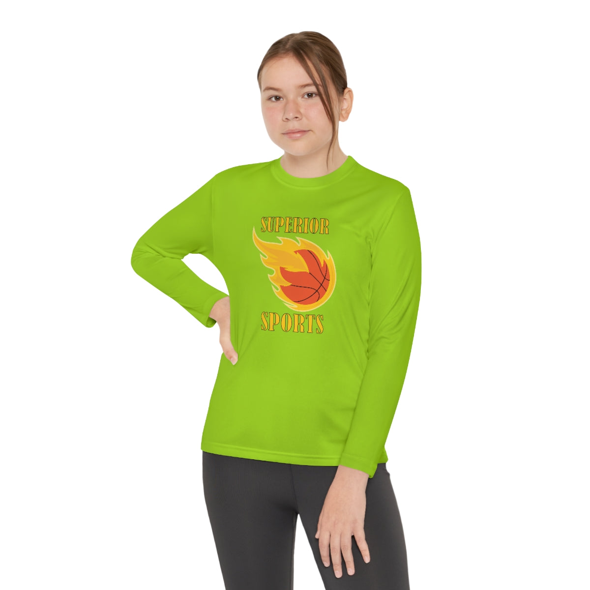 Kids Long Sleeve Sleeve Competitor Tee