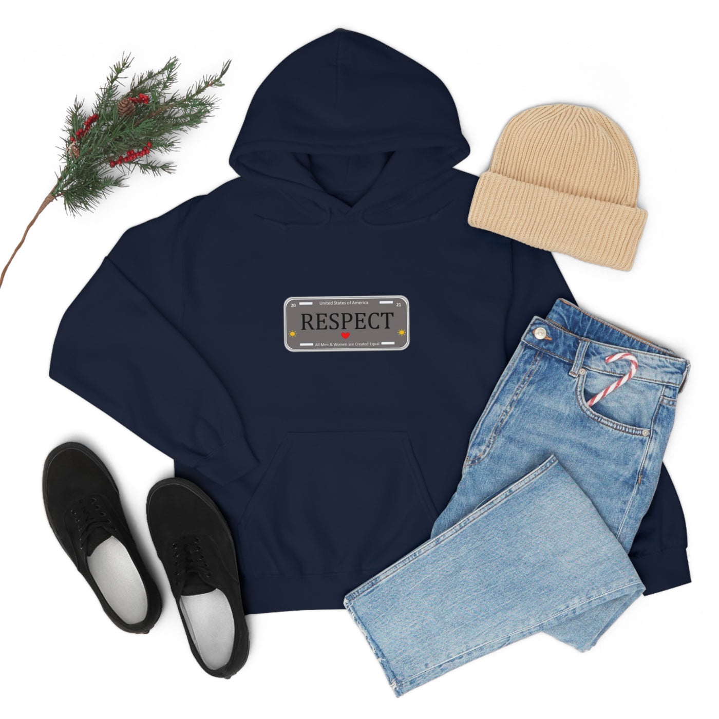 LADIES HOODED SWEATSHIRT