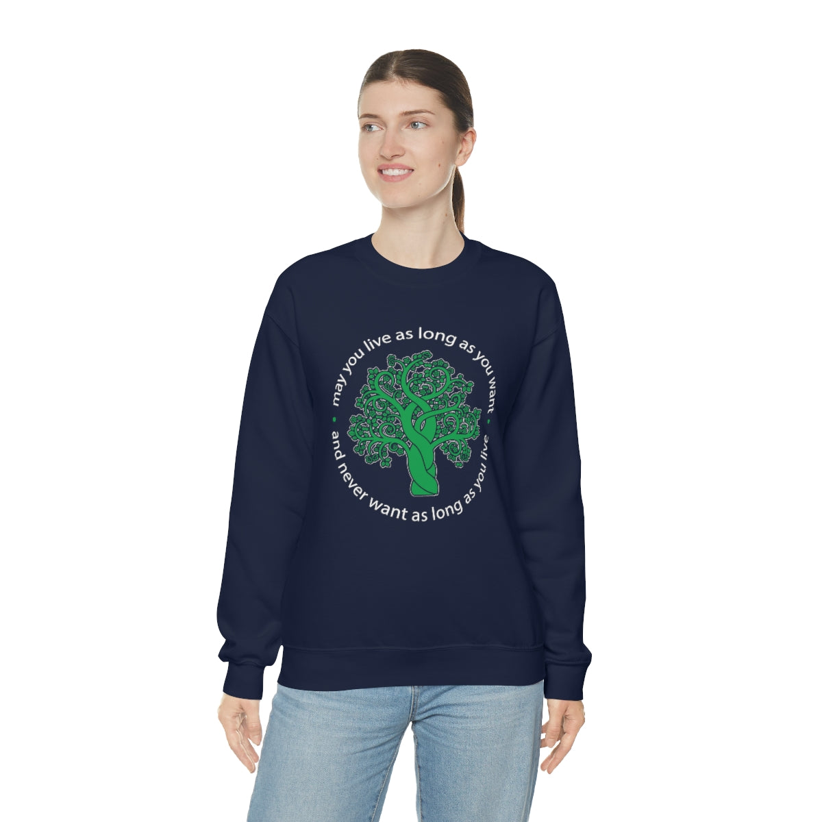 Ladies Sweatshirt Tree of life