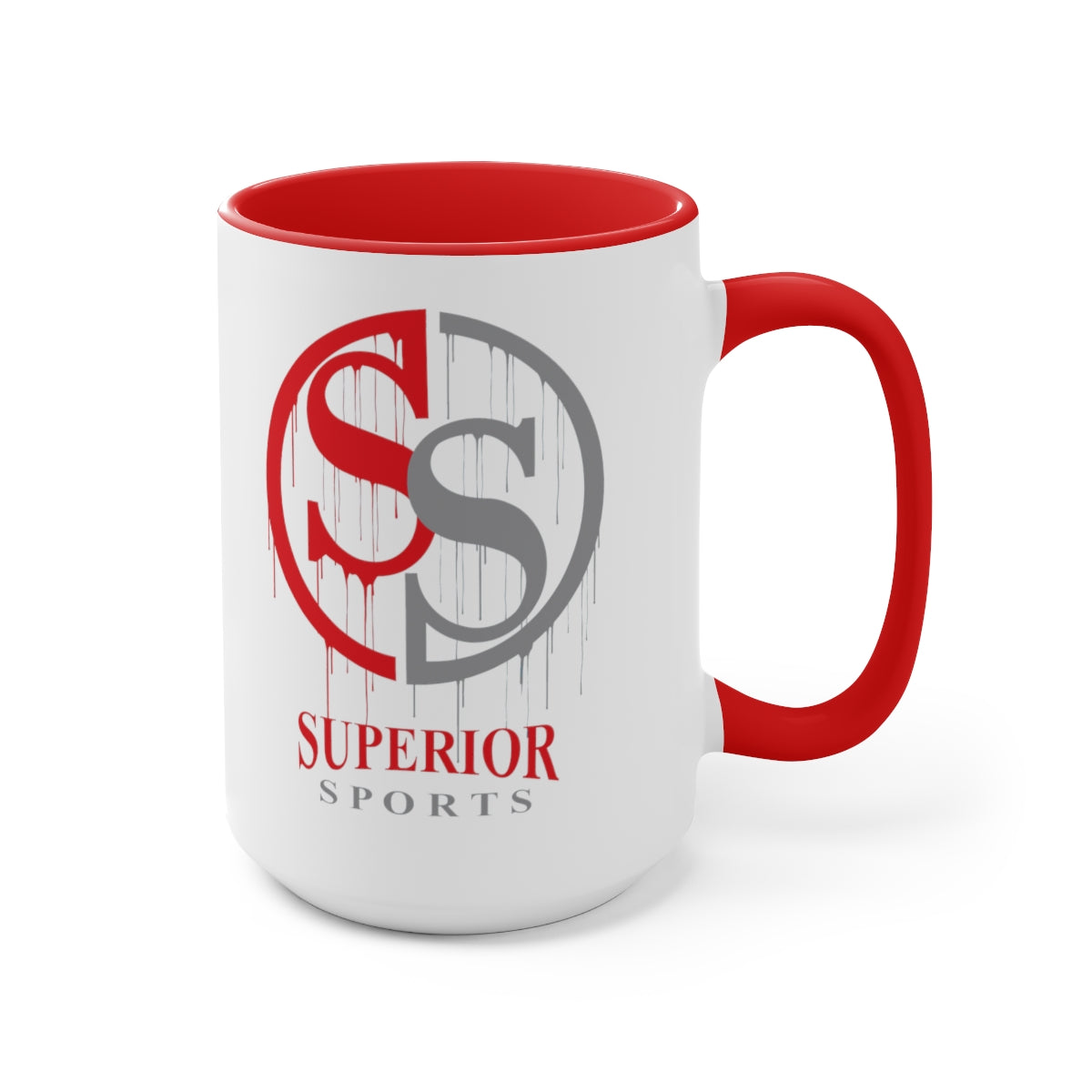 Two-Tone Coffee Mugs, 15oz