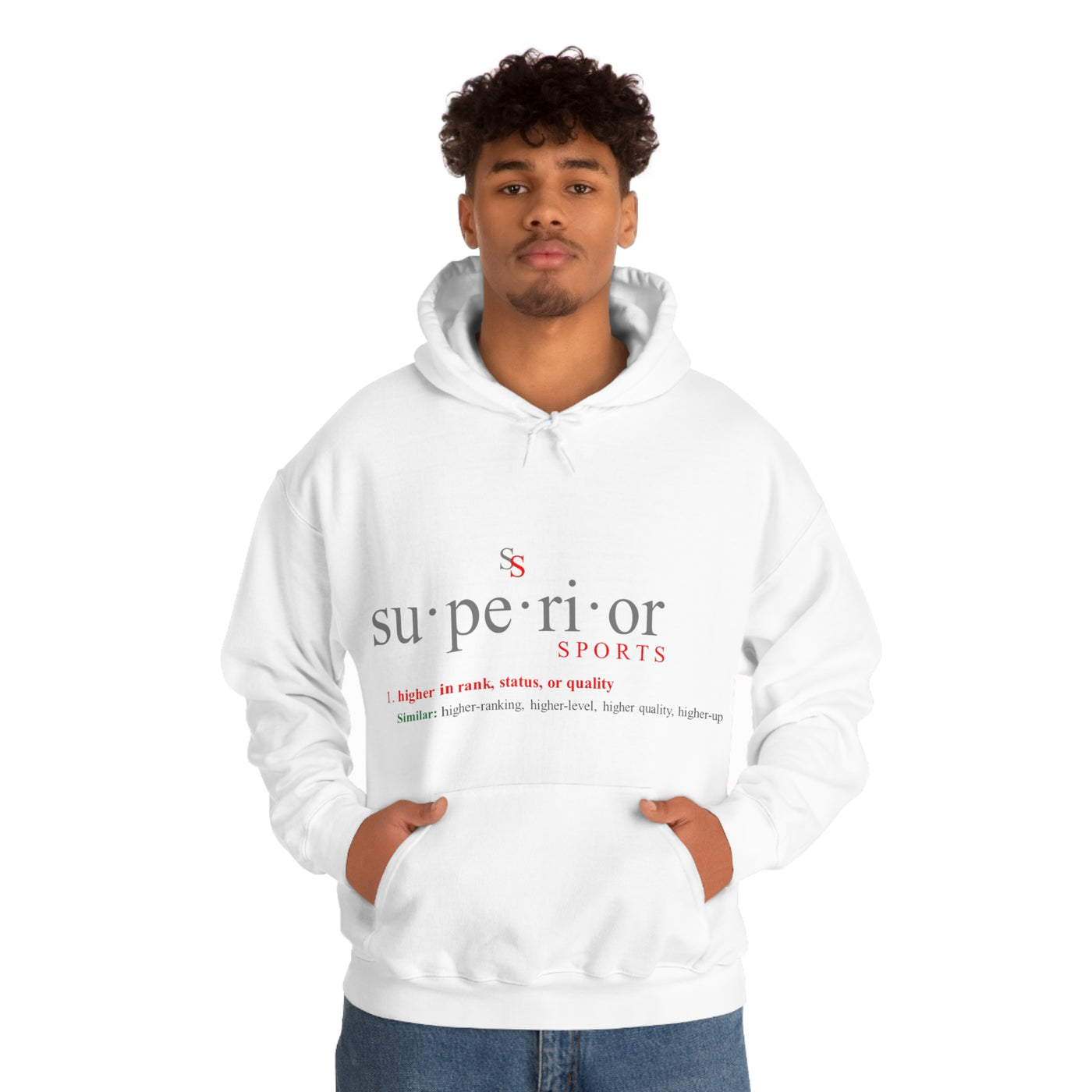 MEN HOODED SWEATSHIRT