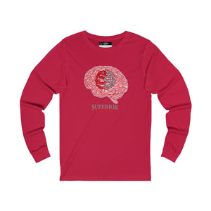 Men Long Sleeve Brain SS Tee
