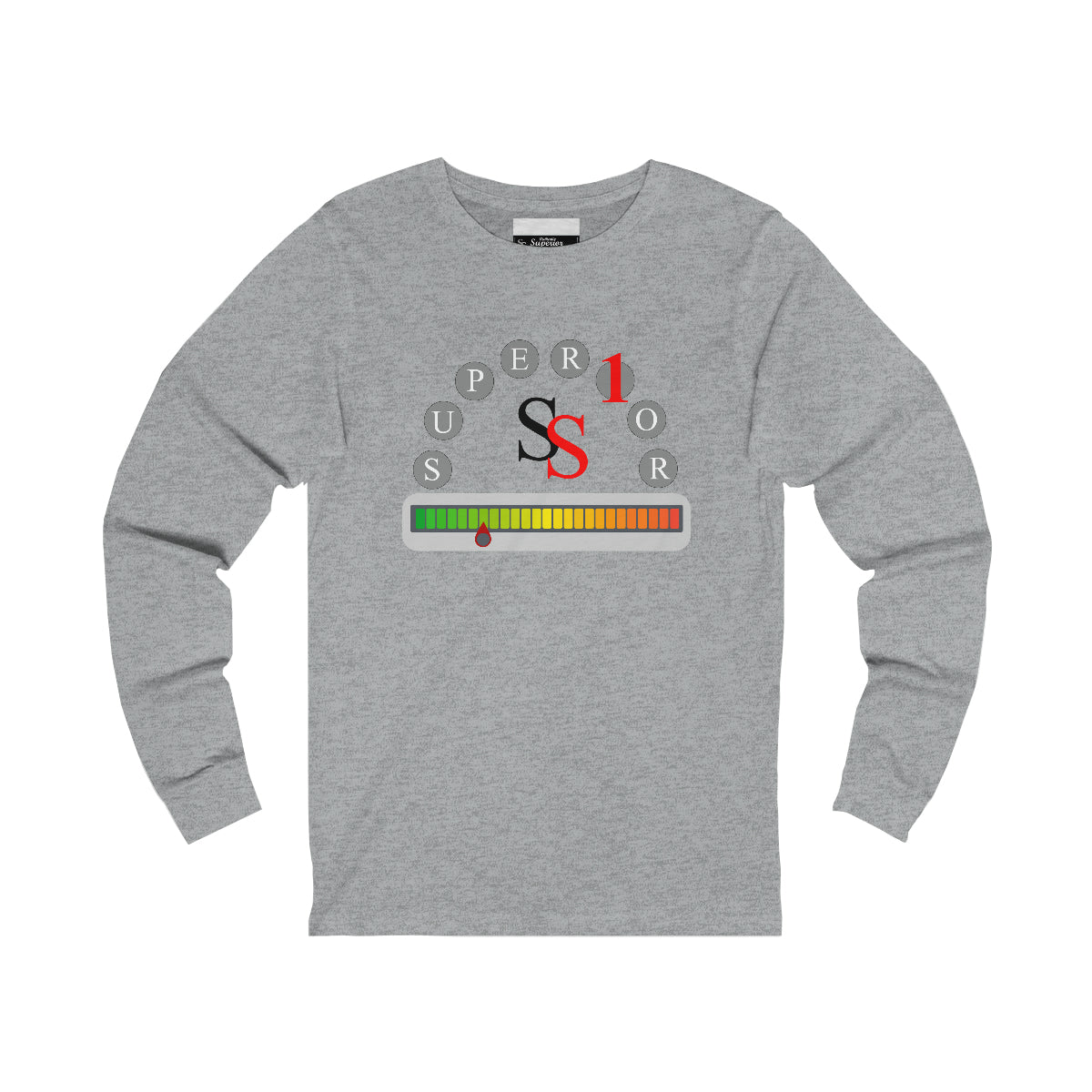 Men Long Sleeve Semi Circle SS Tee