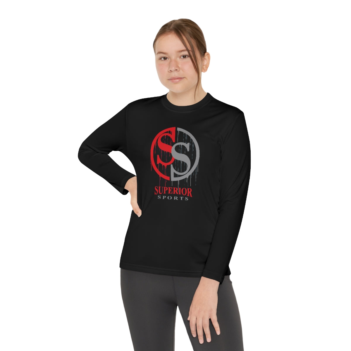 Kids Long Sleeve Sleeve Competitor Tee