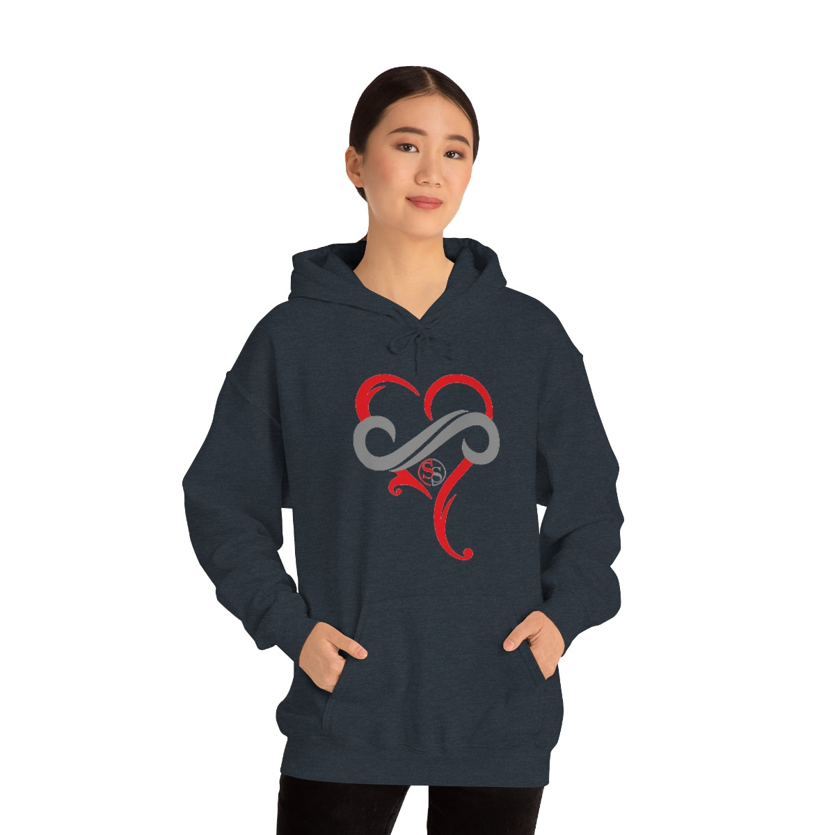 Ladies Hoodie Eternal Hearts