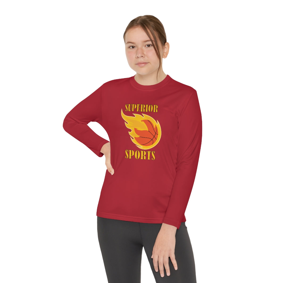 Kids Long Sleeve Sleeve Competitor Tee
