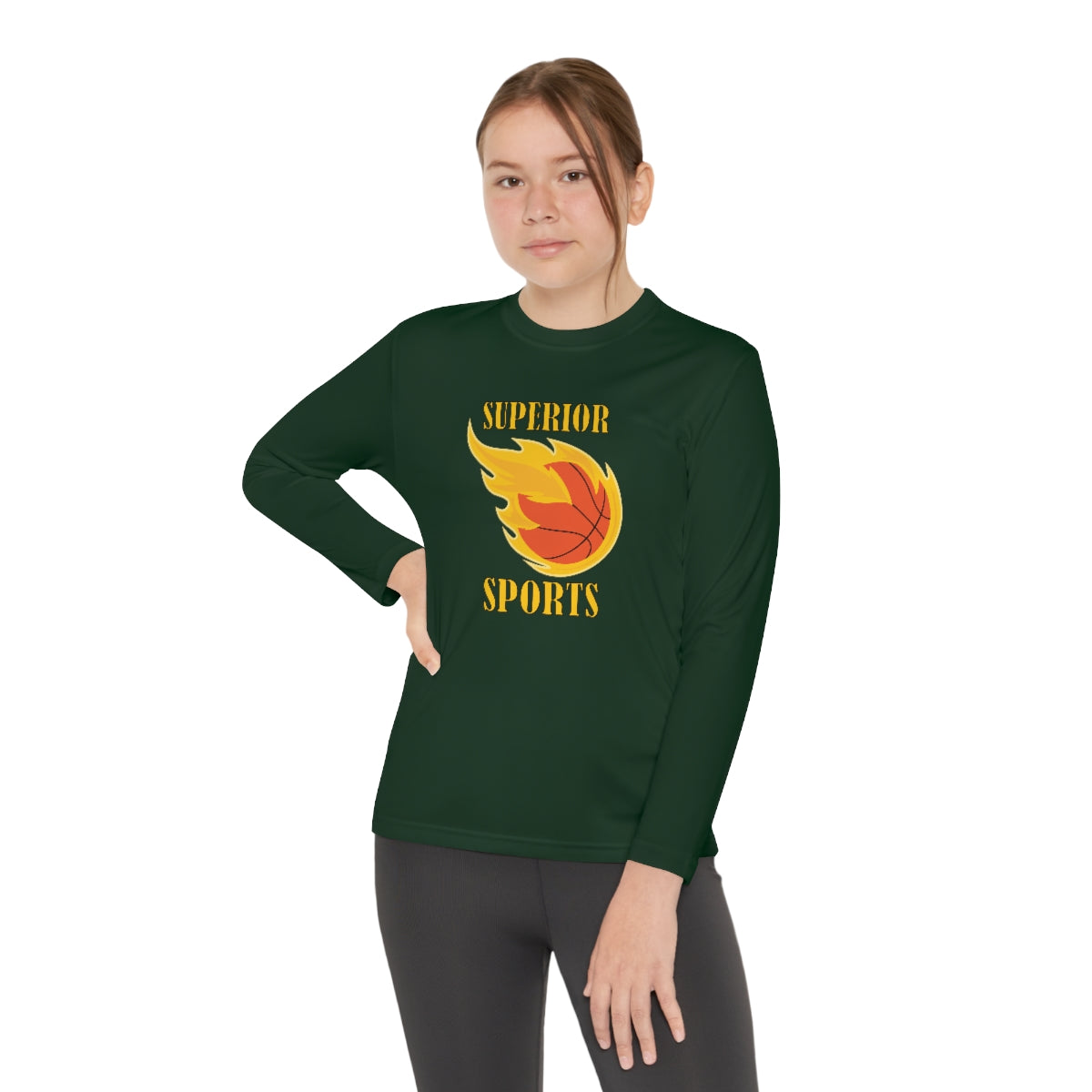 Kids Long Sleeve Sleeve Competitor Tee