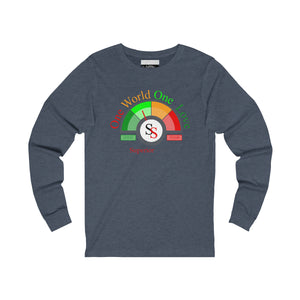 Men Long Sleeve One World One Love Tee