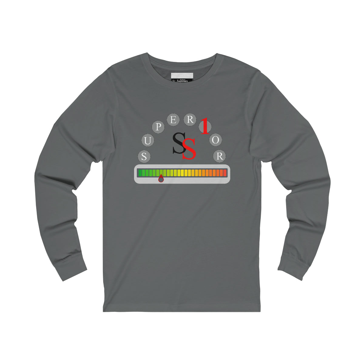 Men Long Sleeve Semi Circle SS Tee
