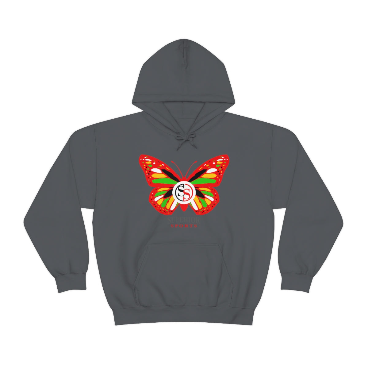Ladies Hoodie Colorful Butterfly