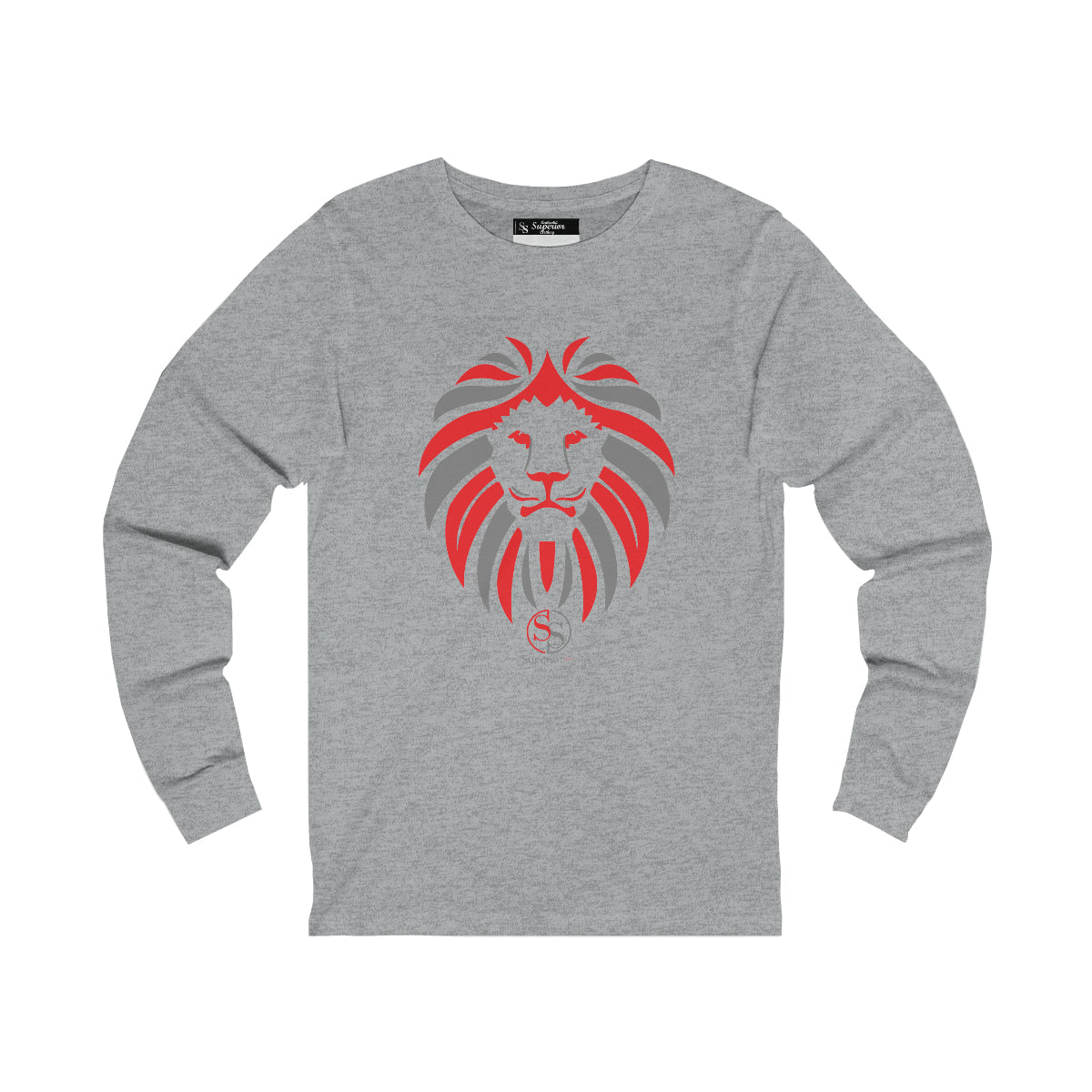 Men Long Sleeve Lion Long Sleeve Tee