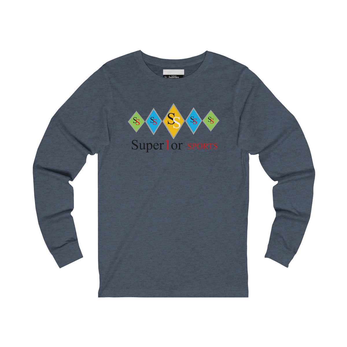 Men Long Sleeve 5 Diamonds Tee