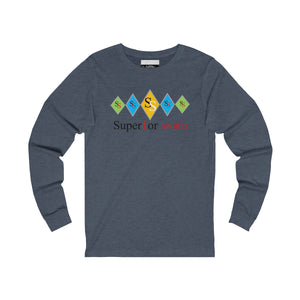 Men Long Sleeve 5 Diamonds Tee