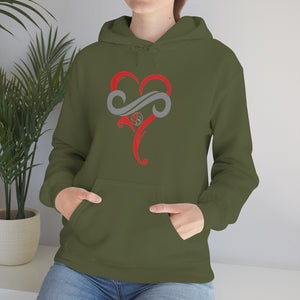 Ladies Hoodie Eternal Hearts