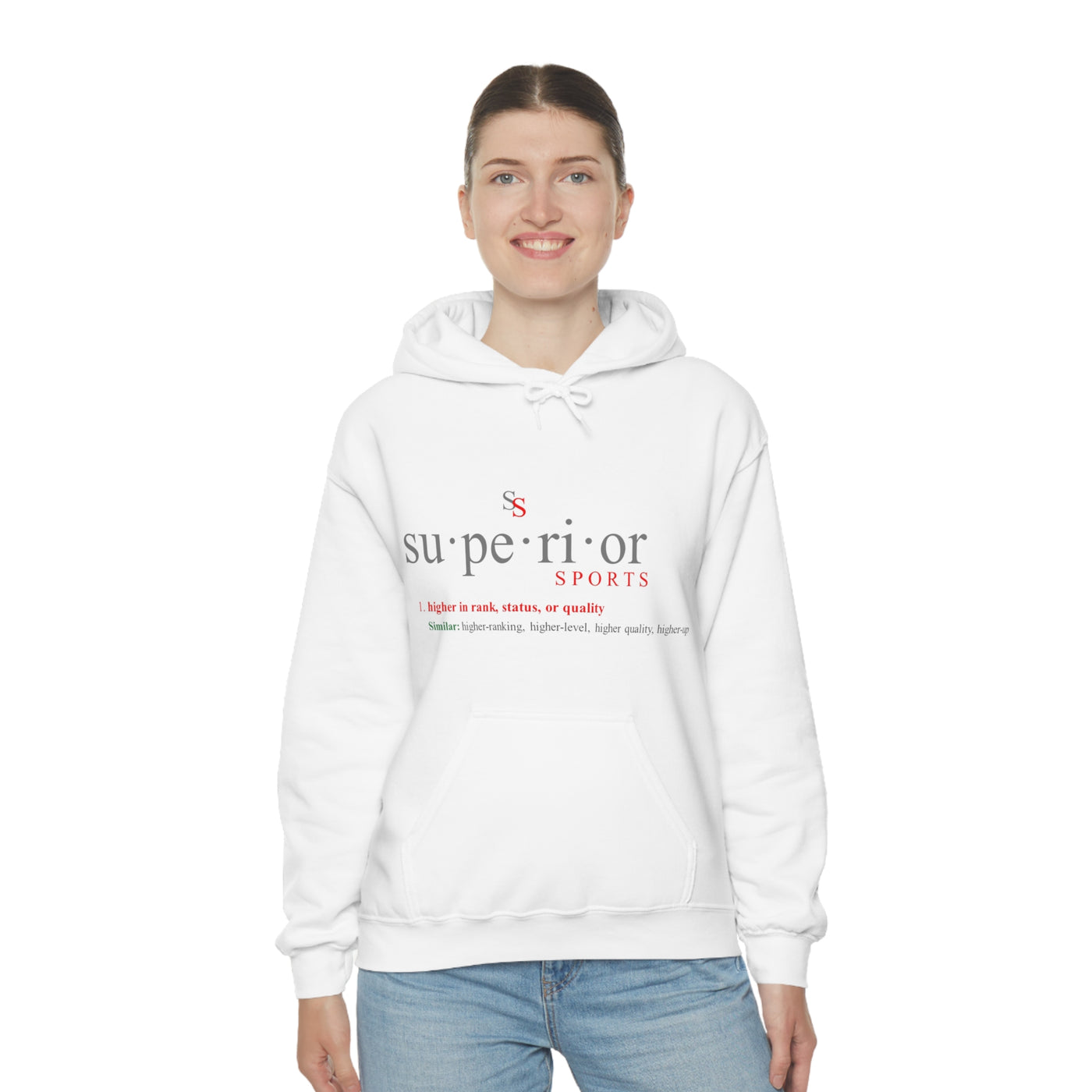 LADIES HOODED SWEATSHIRT