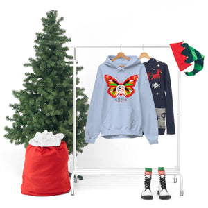 Ladies Hoodie Colorful Butterfly