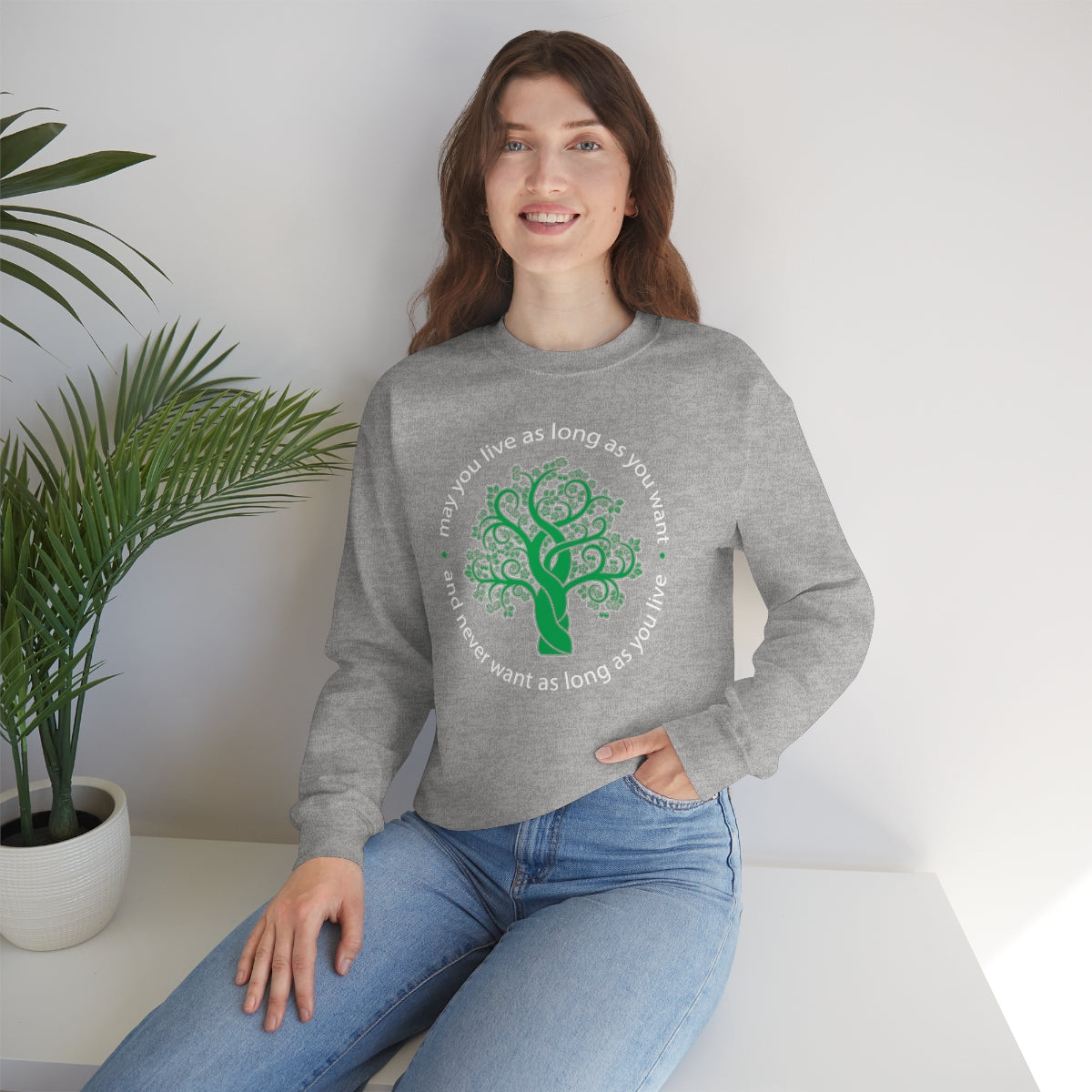 Ladies Sweatshirt Tree of life