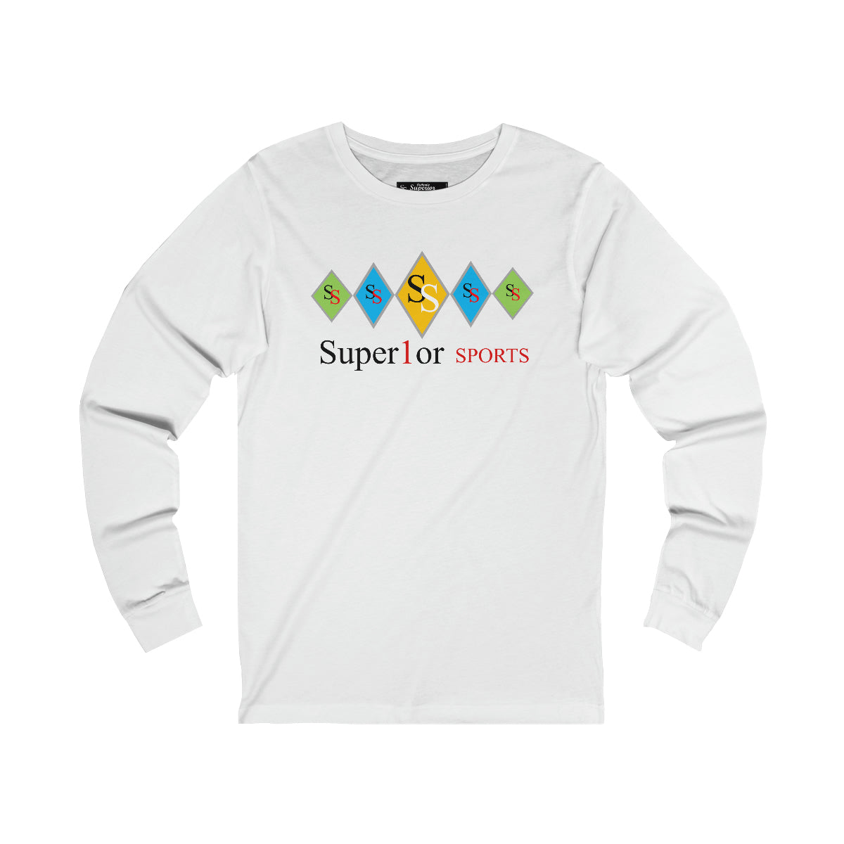 Men Long Sleeve 5 Diamonds Tee