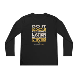 Kids Long Sleeve Competitor Tee