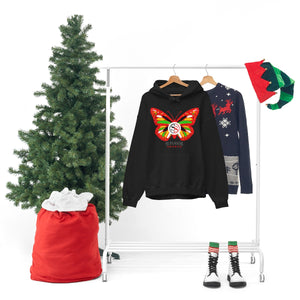 Ladies Hoodie Colorful Butterfly