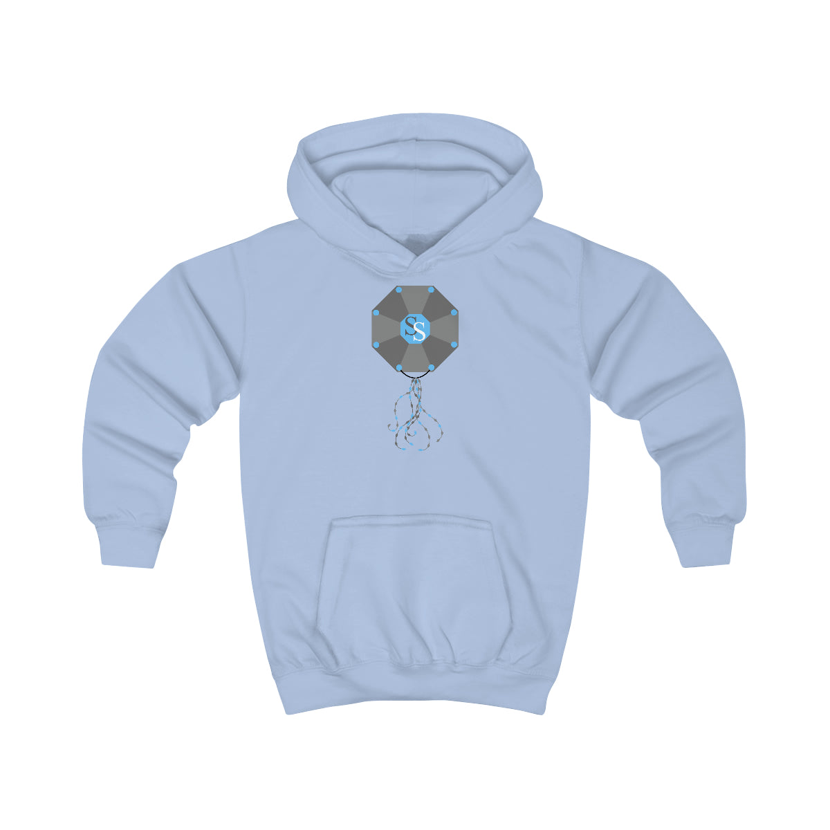 Sextagon Kite Kids Hoodie