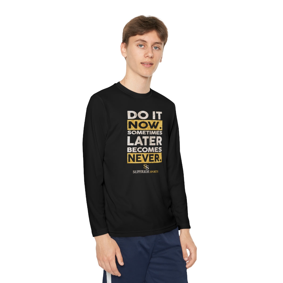 Kids Long Sleeve Competitor Tee