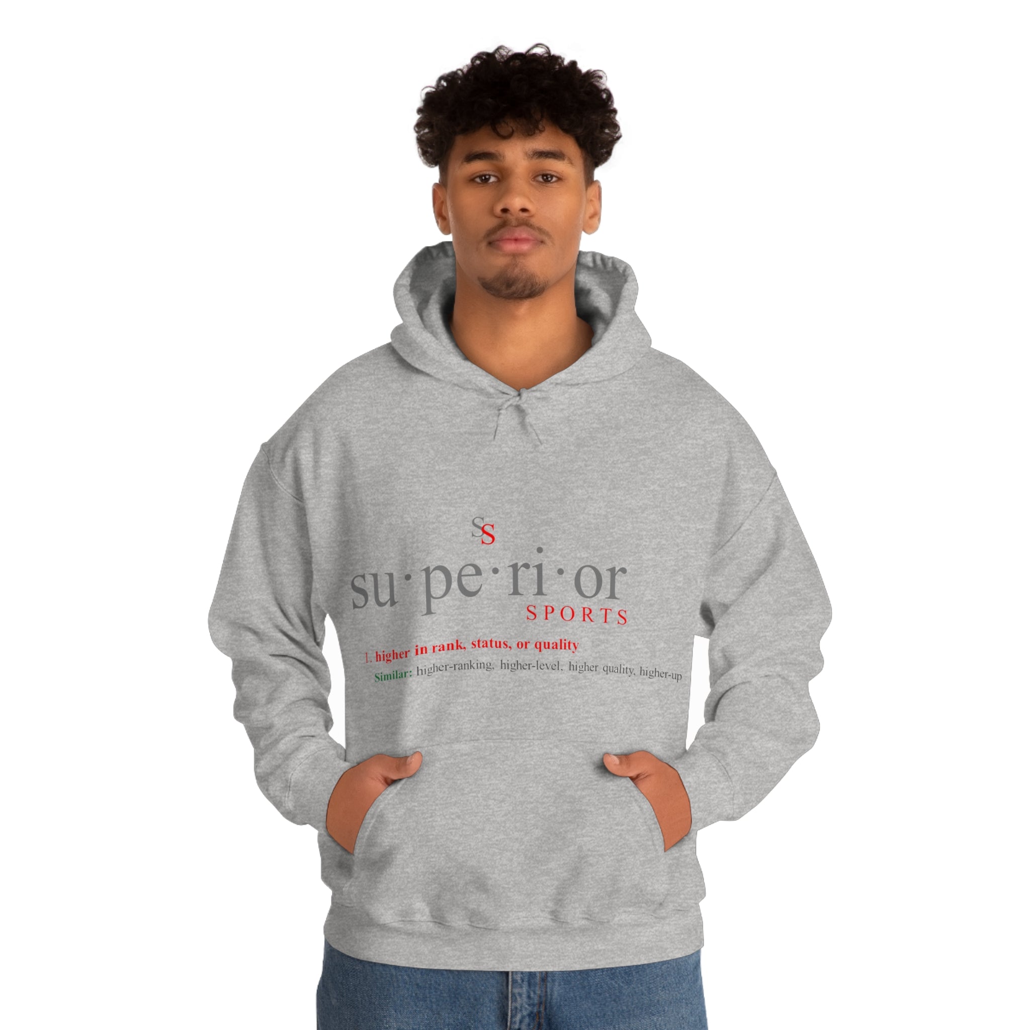 MEN HOODED SWEATSHIRT