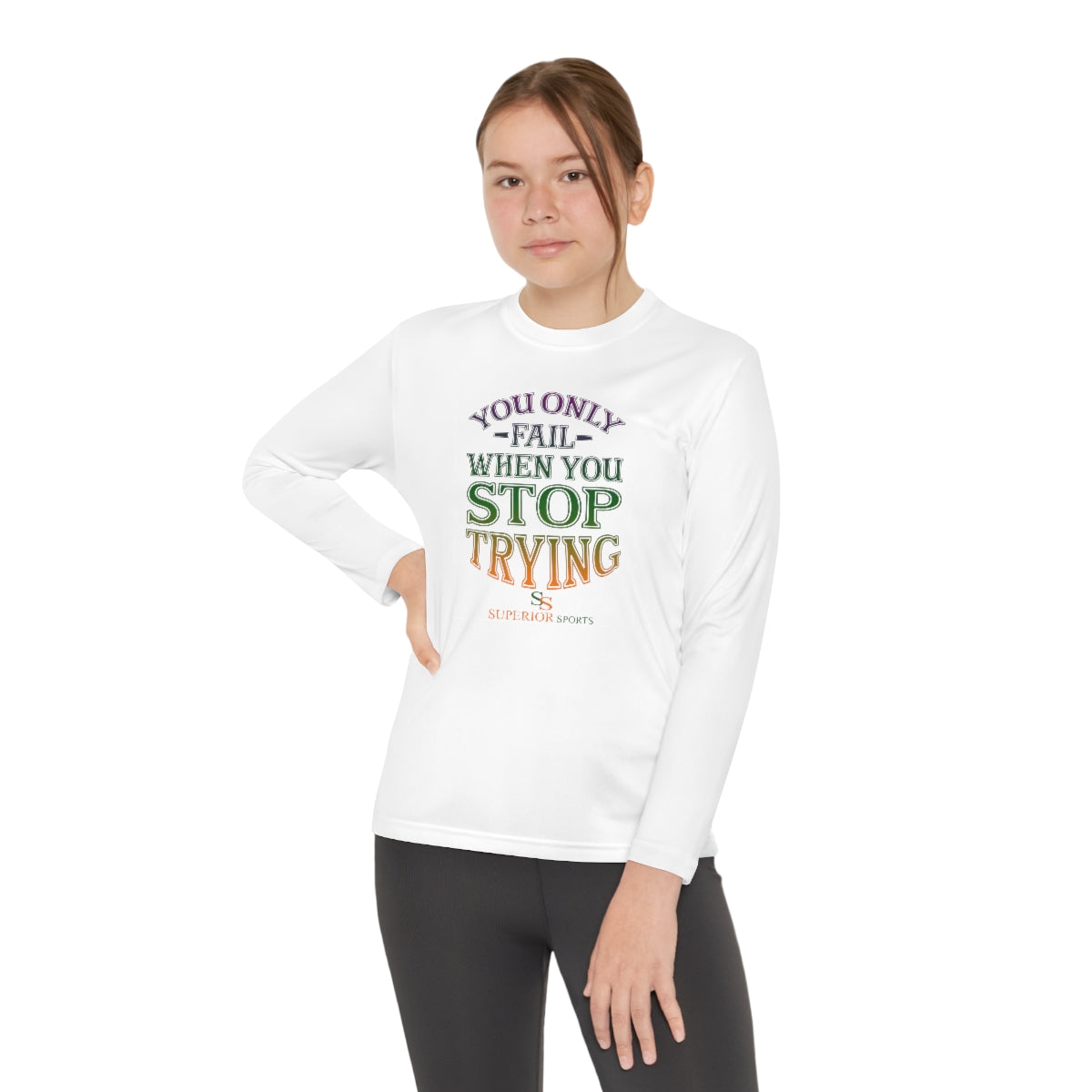 Kids Long Sleeve Competitor Tee
