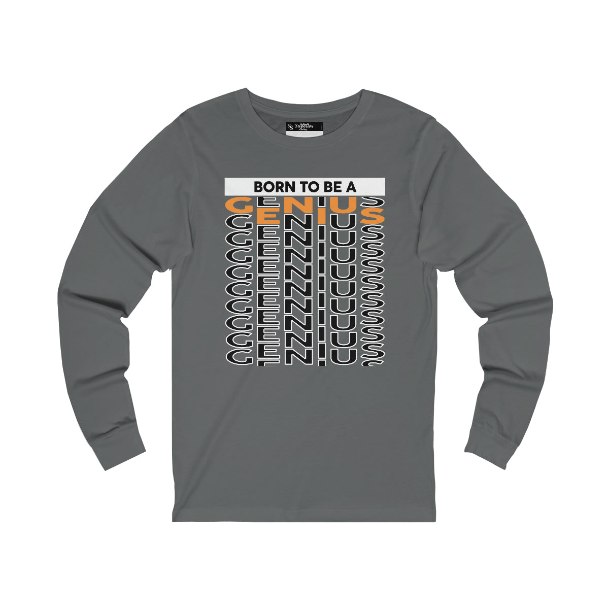Men Long Sleeve Genius Tee