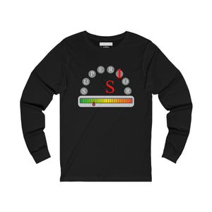 Men Long Sleeve Semi Circle SS Tee