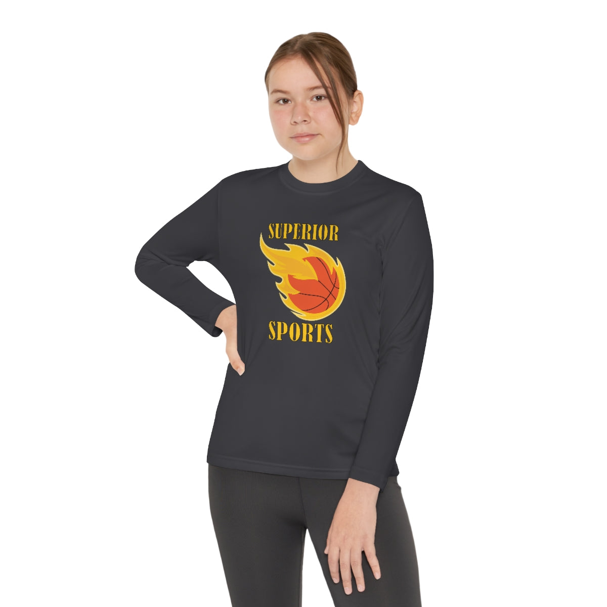 Kids Long Sleeve Sleeve Competitor Tee