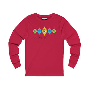 Men Long Sleeve 5 Diamonds Tee