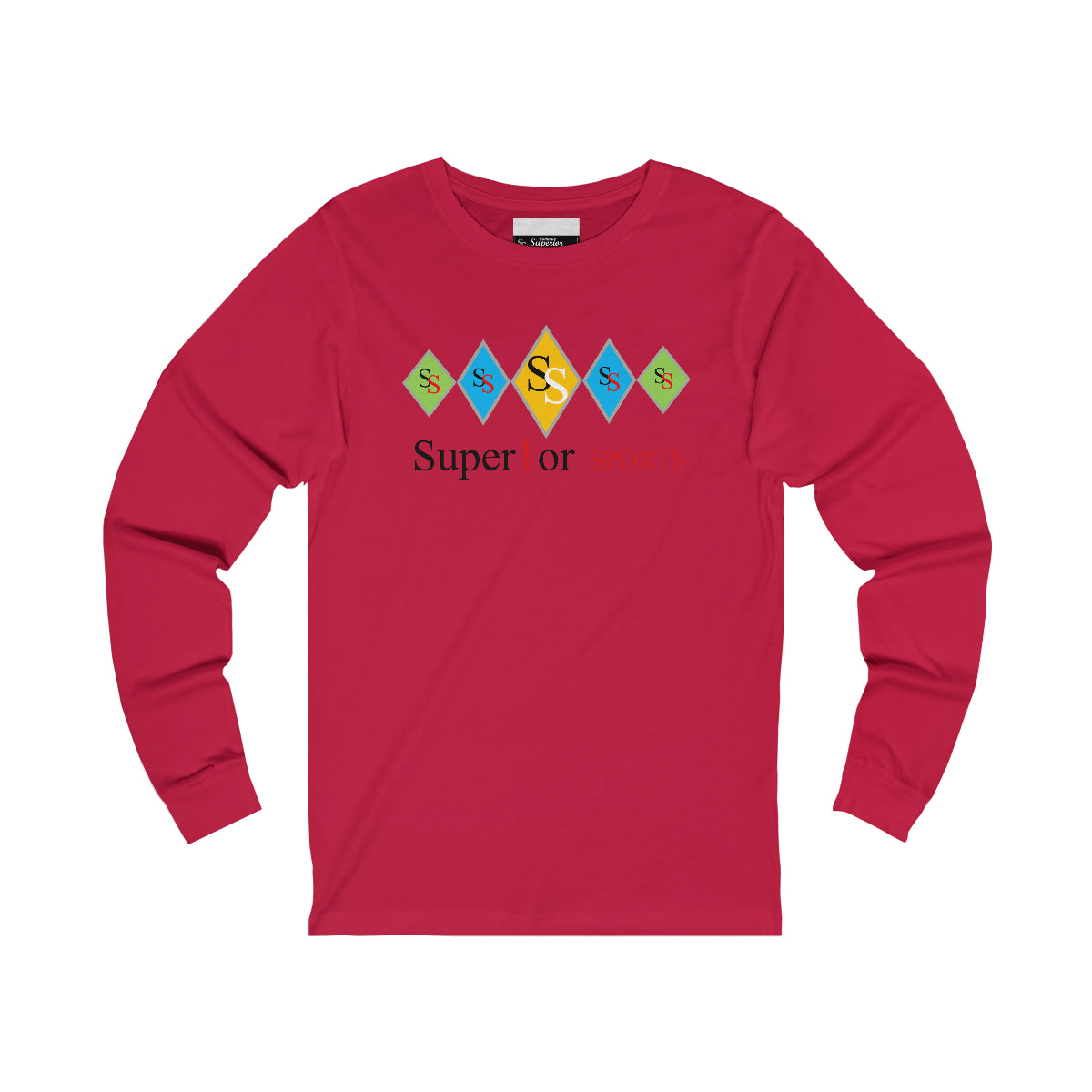 Men Long Sleeve 5 Diamonds Tee