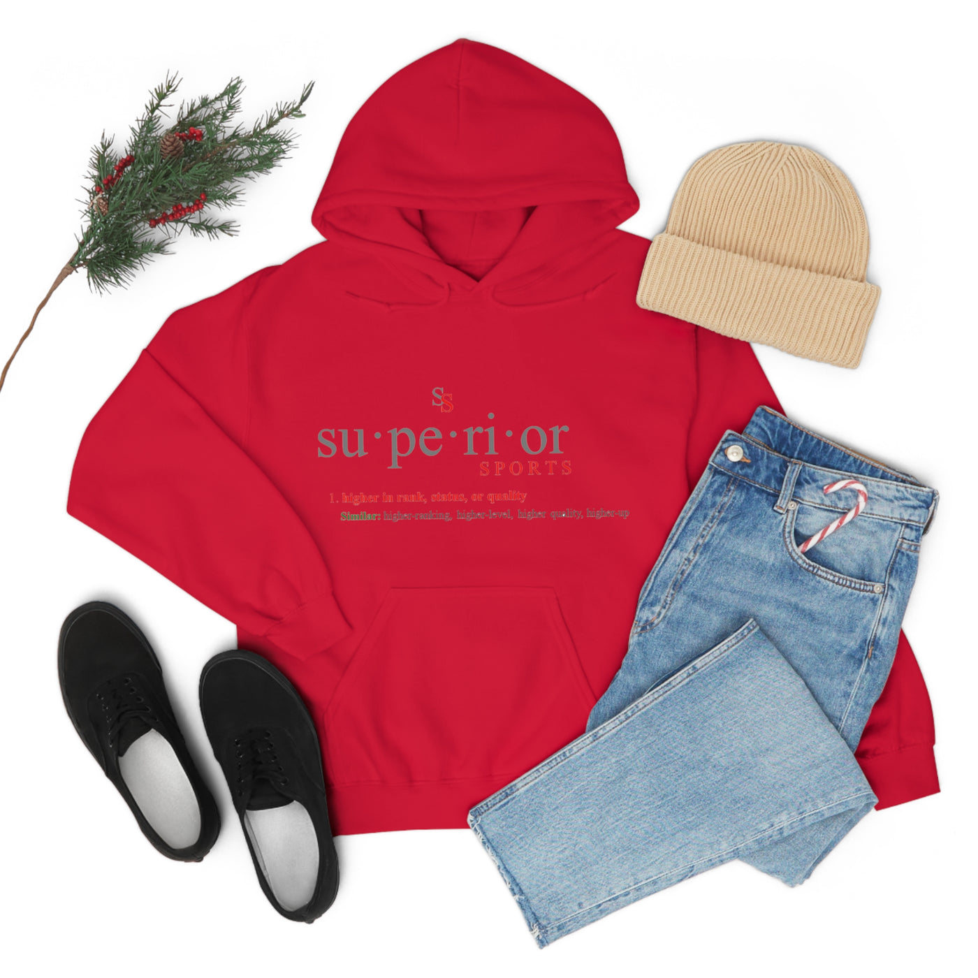 LADIES HOODED SWEATSHIRT
