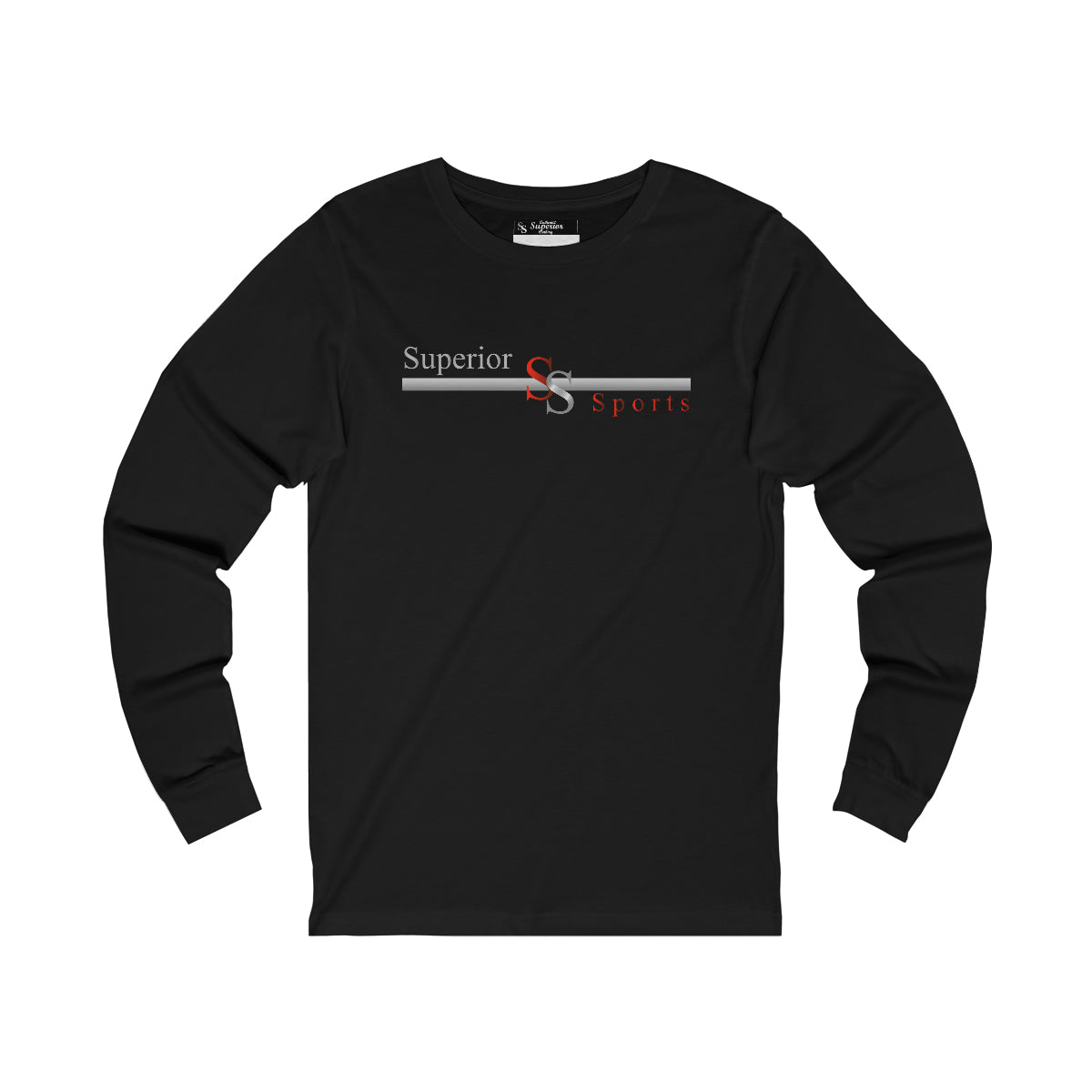 Men Long Sleeve SS Long Bars Tee