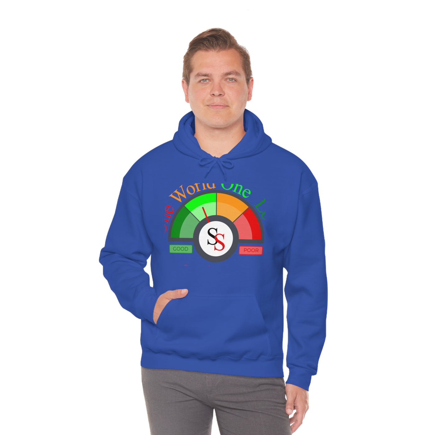 MEN HOODED SWEATSHIRT