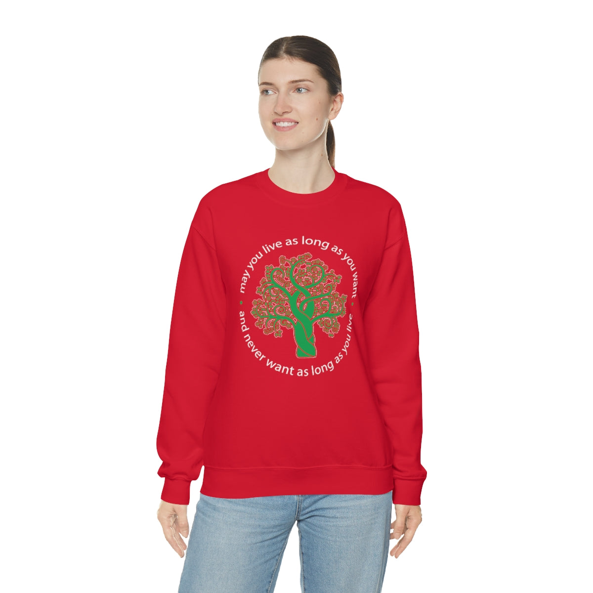 Ladies Sweatshirt Tree of life